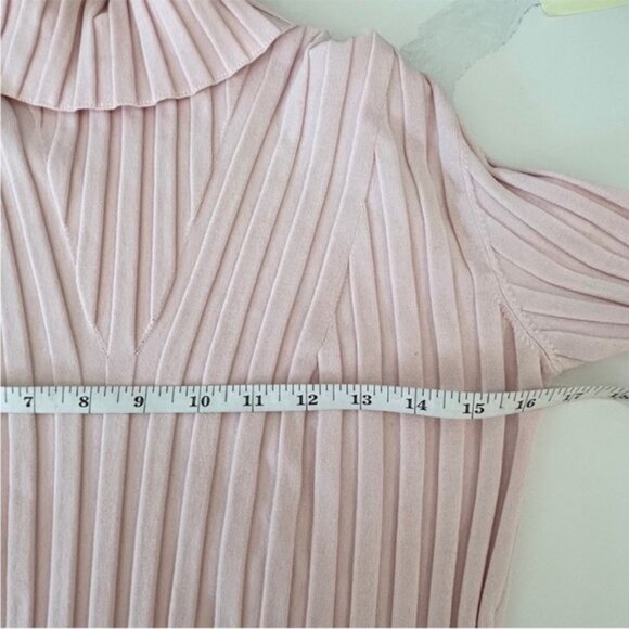 Vintage Wayne Rogers Silk Blend Ribbed Knit Turtleneck - Picture 10 of 12